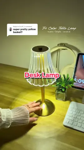 Replying to @CJL31_ not gate keeping this rechargeable crystal table lamp✨ link in my basket!💫 #lamp #tablelamp #desklamp #wirelesslamp #rechargeablelamp 