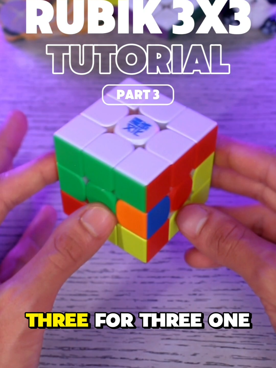 Turorial de Como Armar el Cubo Rubik 3x3 para principiantes Parte 3 #3x3 #cuborubik #fyp #tutorial #learn 