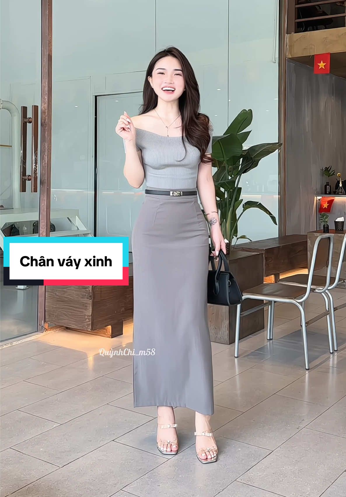 Chân váy dáng dài đẹp tôn dáng , che khuyết điểm tốt , màu xinh#chanvaydai #chanvaydep #chanvaycongso #chanvaybutchi #phoidoxinh 