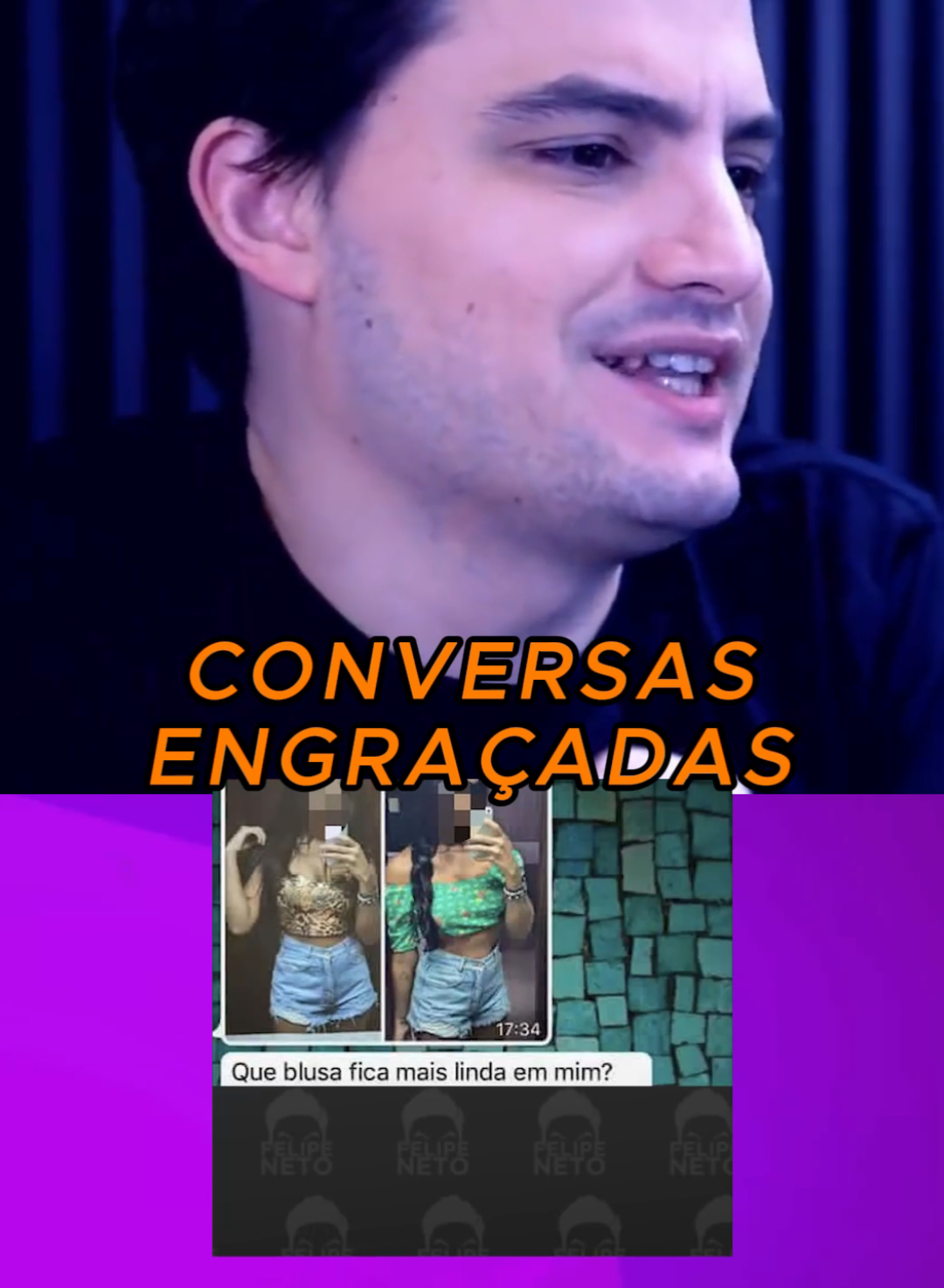 Conversas Engraçadas da internet Felipe Neto Edits  #felipeneto #felipenetotiktok #humor #netotoso #netolab 