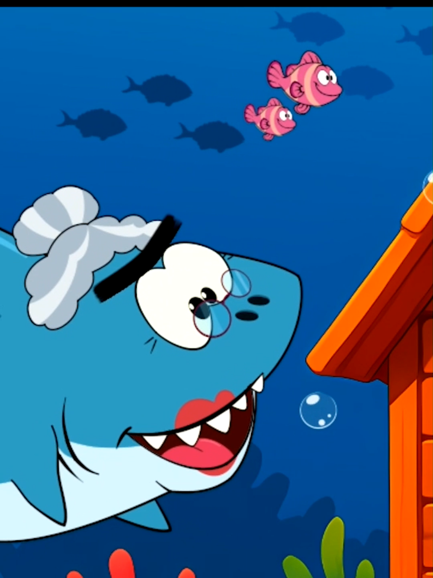 👀🐟 في بيت الأسماك... 🚪 تك تك تك! من هناك؟ الجدة؟ 👵 الخالة؟ 👩‍🦱 العم؟ 👨‍🦰 لااا 😈 إنه الشرير 🦈!!! 😂🤩 أغنية ممتعة ومليانة ضحك للأطفال 🎶✨ 📺 شاهدوا الفيديو كامل على يوتيوب قناة أسرتنا ❤️🎵 واشتركوا معنا 👨‍👩‍👧‍👦 #أطفال #أغاني_أطفال #قناة_أسرتنا #رسوم_متحركة #تعليم #أناشيد #ترفيه