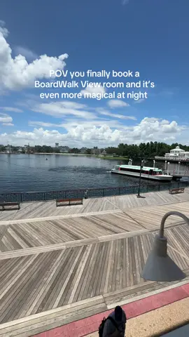 That view made me so incredibly happy. We loved getting to people watch and enjoy our mornings and nights sitting on the balcony and relaxing. Have you ever stayed at Disney’s BoardWalk Inn? #disneyworld #fypシ #disneyparks #disneyresort #disneyvacation 