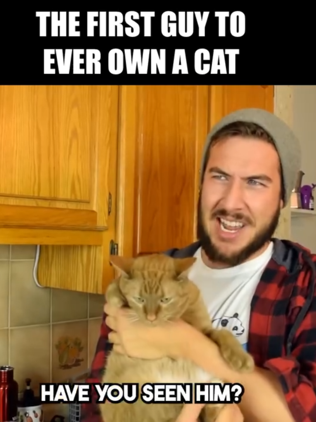 The First Guy To Ever Own A Cat