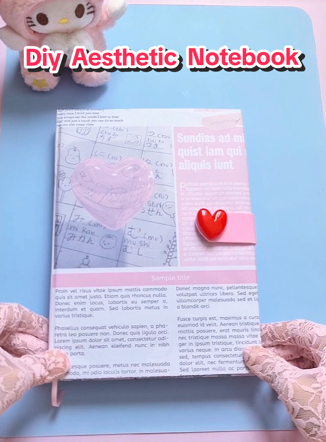 Diy Aesthetic Notebook 📚📚#DIY #Notebook #viral