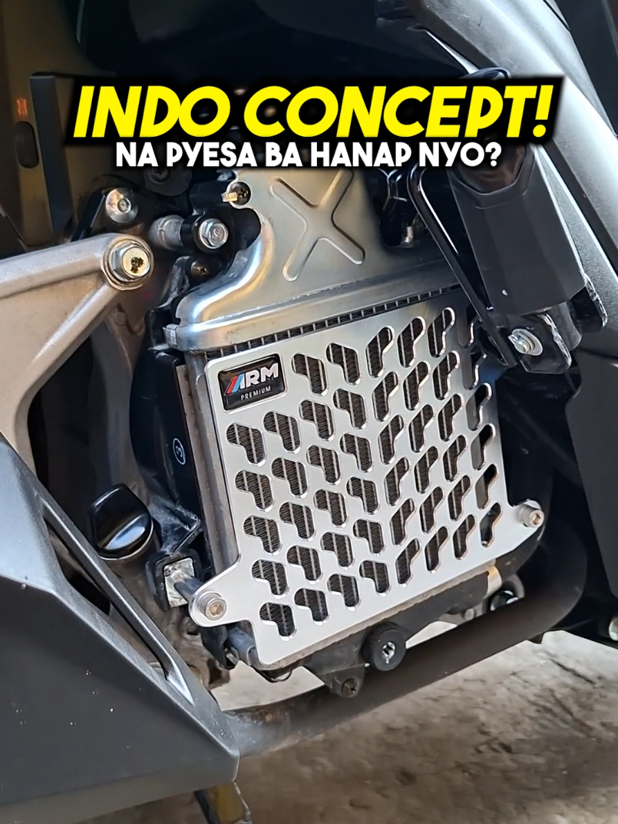 Kung naghahanap ka ng Indo Concept parts para sa motor mo, ito na yung para sayo! ARM Radiator Cover