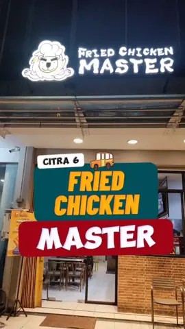 FRIED CHICKEN  MASTER Jl. Citra Garden VI  Blok H1A No.26, Kalideres,  Jakarta Barat Jam buka 10.00 - 22.00 Fried Chicken Master  adalah rantai restoran  ayam goreng asal Taiwan  yang dikenal dengan  ayamnya yang juicy dan  lembut di dalam dengan  kulit garing di luar, Metode pengolahan dengan  bumbu khusus membuat daging  ayamnya empuk dan juicy di  dalam, dengan kulit yang  renyah dan garing.  Selain rasa original,  tersedia varian rasa  lain seperti Sambal  Mala, Sambal Bawang,  Sambal Terasi, dan  saus Thai.  Menu unggulan mereka  adalah 