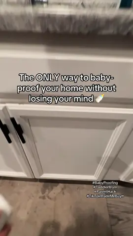 Toddlers will find every corner, cabinet, and danger zone in the house 😅 Baby-proofing doesn’t have to be complicated—this hack keeps it simple, quick, and stress-free. 🏡✨ #MomLife #BabyProof #ToddlerHacks #parentingtips 