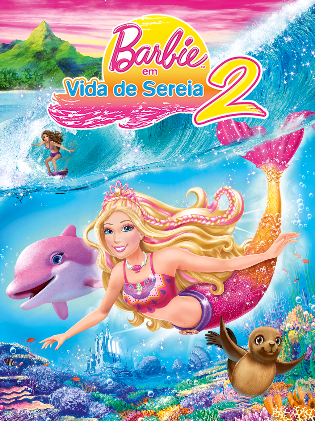 BARBIE EM VIDA DE SEREIA 2 - 2011 (FILME COMPLETO) 🇧🇷 #fy #fyp #Barbie #BarbieMovie #animacao 