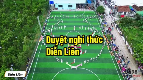 Theo cách bạn, xã nào Diễn Châu duyệt nghi thức đẹp nhất. #9698flycam #9698media #duyetnghithucdoi #dienlien #dienchau 