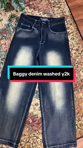 🤩#baggypants #denimpants #baggydenim #y2k #baggy #fyp 