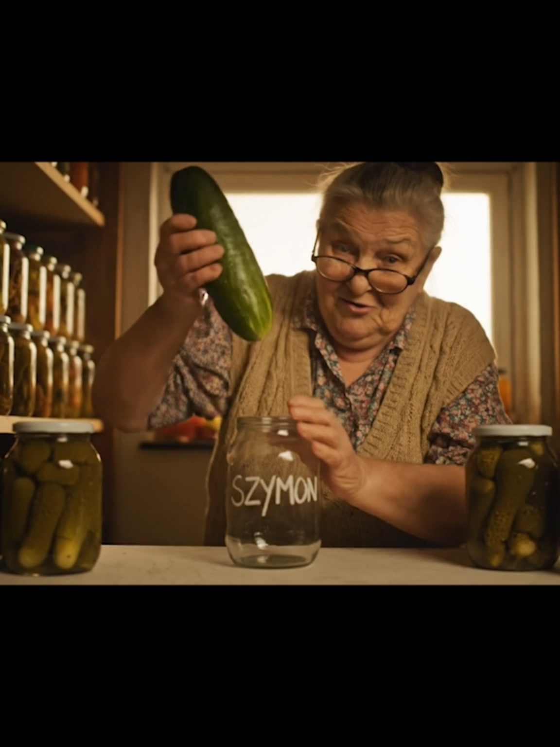 Szymon, babcia Cię nauczy kisić ogóra😮 #szymon #szymek #kuchnia #ogórki #kiszonka #dlaciebie Jakie kolejne imię ? Napisz w komentarzu.