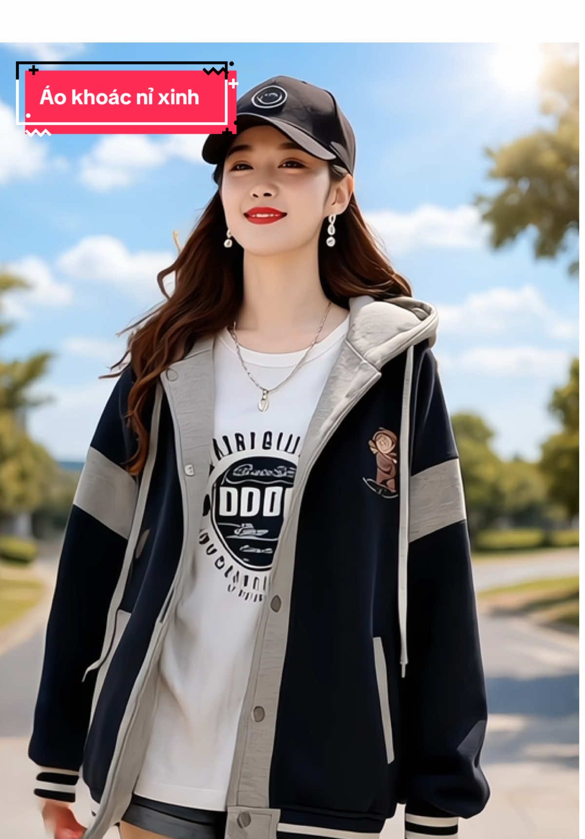Áo nỉ mặc xinh có mũ #xuhuongtiktok #hangshoping #viral #quanao #ao #aoxinh #aokhoac #aokhoacnu 