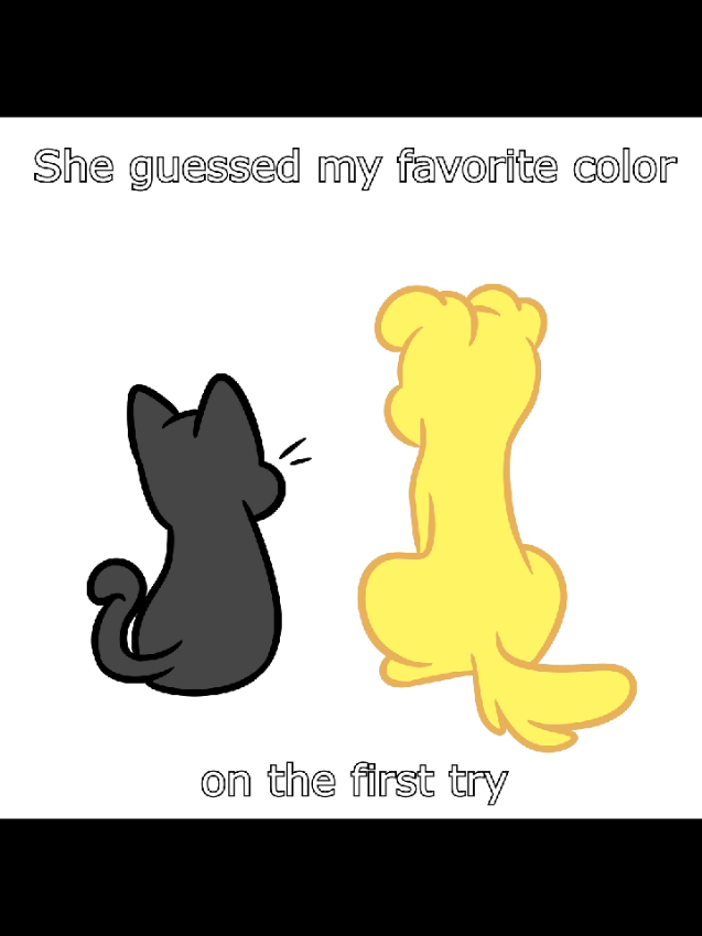 You make me feel so happy <3 #fyp #animation #us #Love #cute #dog #cat #silly