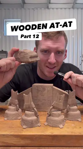Sorry for the 90’s jump scare, but I’m so excited about this. I don’t think the neck will take too long (I mean it this time) but I DO have a bunch of other things to get done through the end of this week so I probably won’t have an AT-AT update until Monday so make sure you’re tuned in then 👽 . #atat #starwars #woodworking #woodturning #woodcarving    