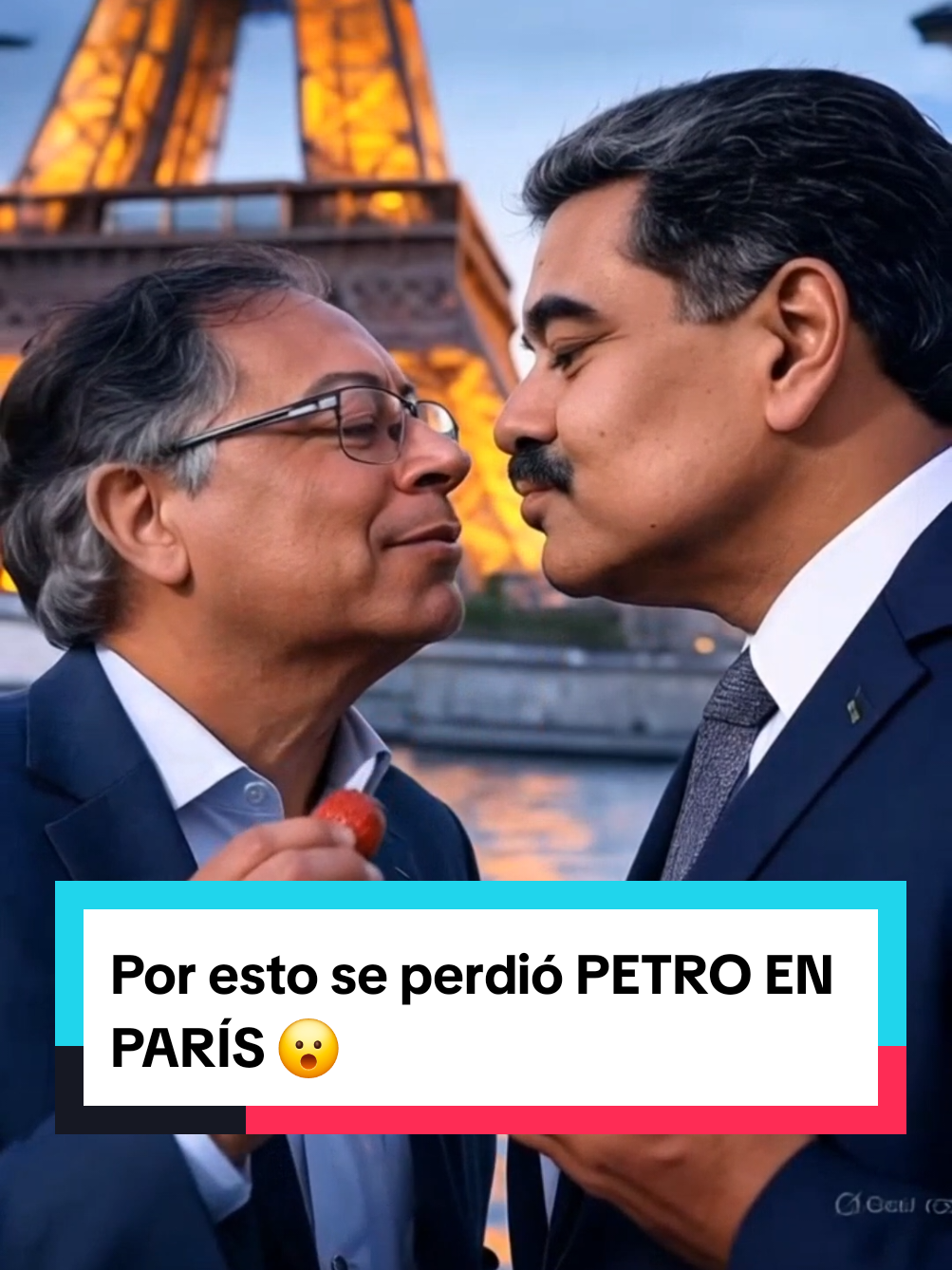 🚨 Vídeo EXCLUSIVO 🫣😅 del porqué se perdió Petro en París  #petro #gustavopetro #maduro #colombia #venezuela 