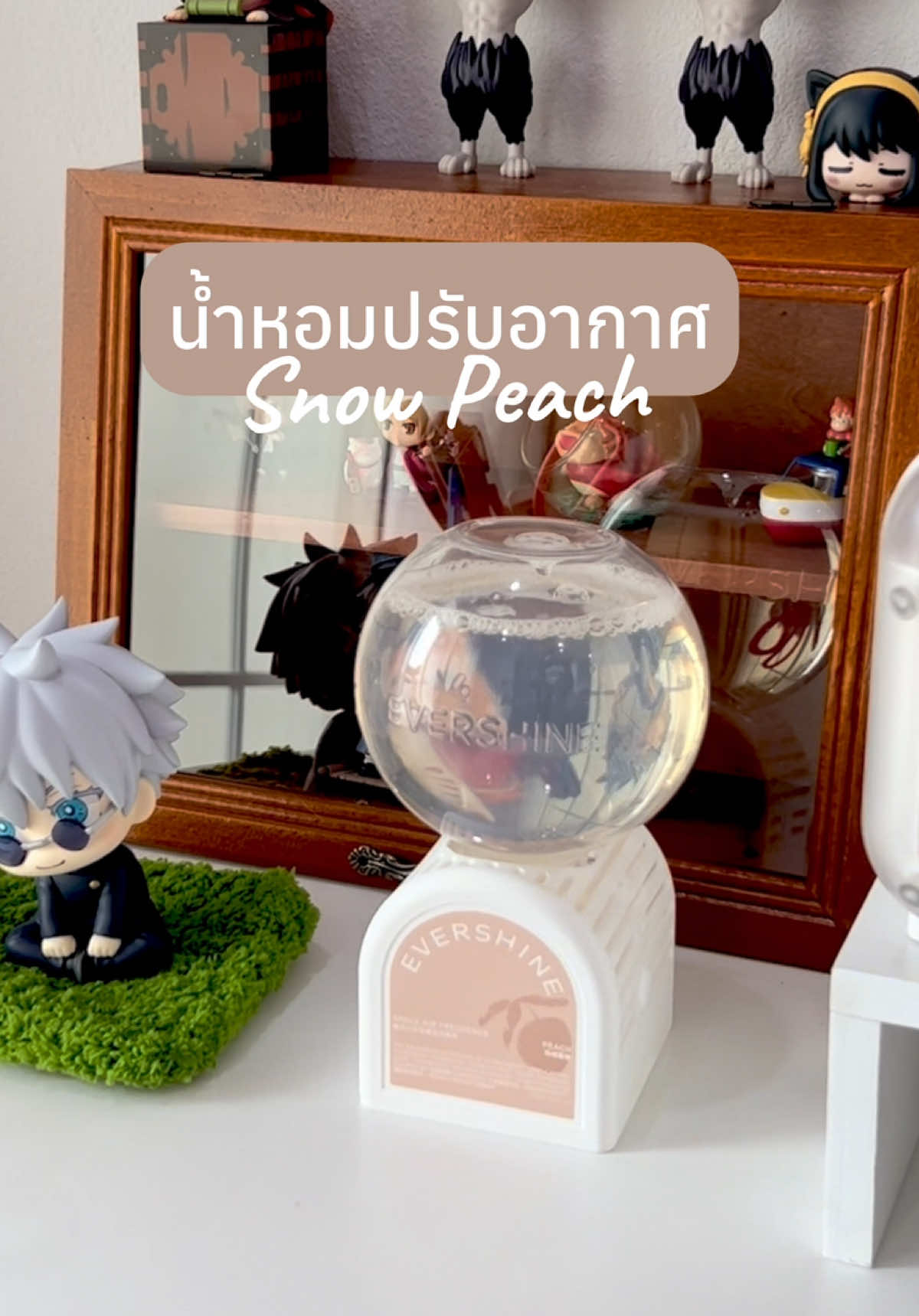 น้ำหอมกลิ่นพีชหิมะ เหมาะสำหรับสายหวาน 🍑✨ #น้ําหอม #น้ําหอมปรับอากาศ #น้ําหอมใช้ในห้อง #น้ําหอมกลิ่นพีช 