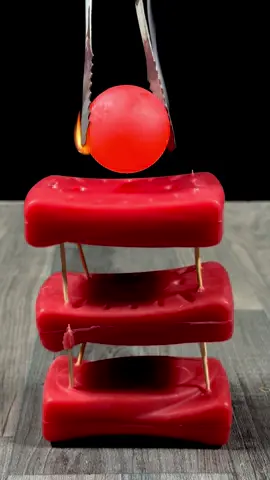 1000°C Red Hot Metal Ball VS Soap Tower #rhcb #satisfying #oddlysatisfying #usa_tiktok🇺🇸 #uktiktok 