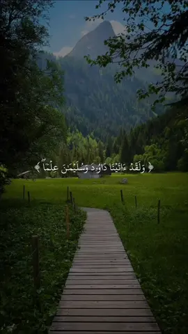 وَلَقَدۡ ءَاتَيۡنَا دَاوُۥدَ وَسُلَيۡمَٰنَ عِلۡمٗاۖ #ياسر_الدوسري #اكتب_شي_توجر_عليه #القران_الكريم #صدقه_جارية #alquran_alkareem 