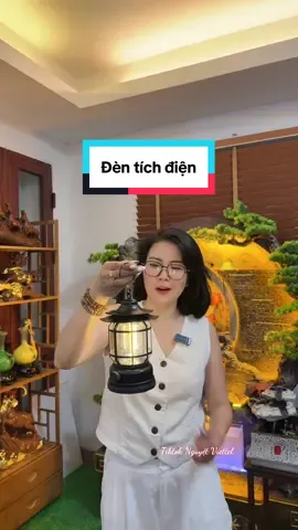 Đèn tích điện decor nhà, dã ngoại #nguyetviettel #tiktokshop #dentichdien #decornhadep 