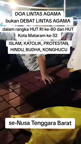 #tiktoklive #livehighlights  Doa Lintas Agama se Nusa Tenggara Barat