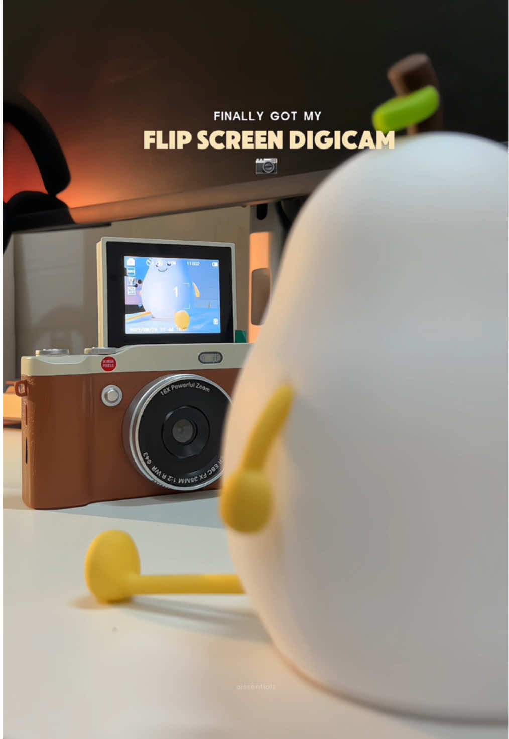 Finally got my flip screen digicam 📸🤎 #digicam #photography #digitalcamera #camera #budgetphotography 