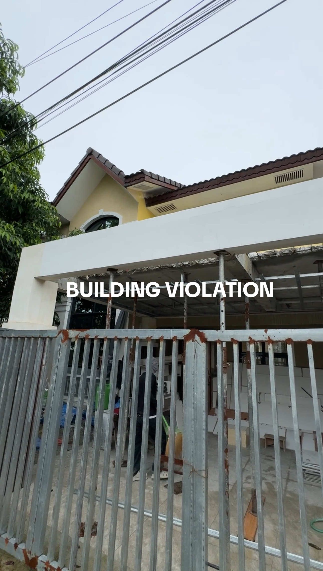 Avoid this mistake, always provide proper building setback from your property line. #architecture #interiordesign #construction #homeimprovement 