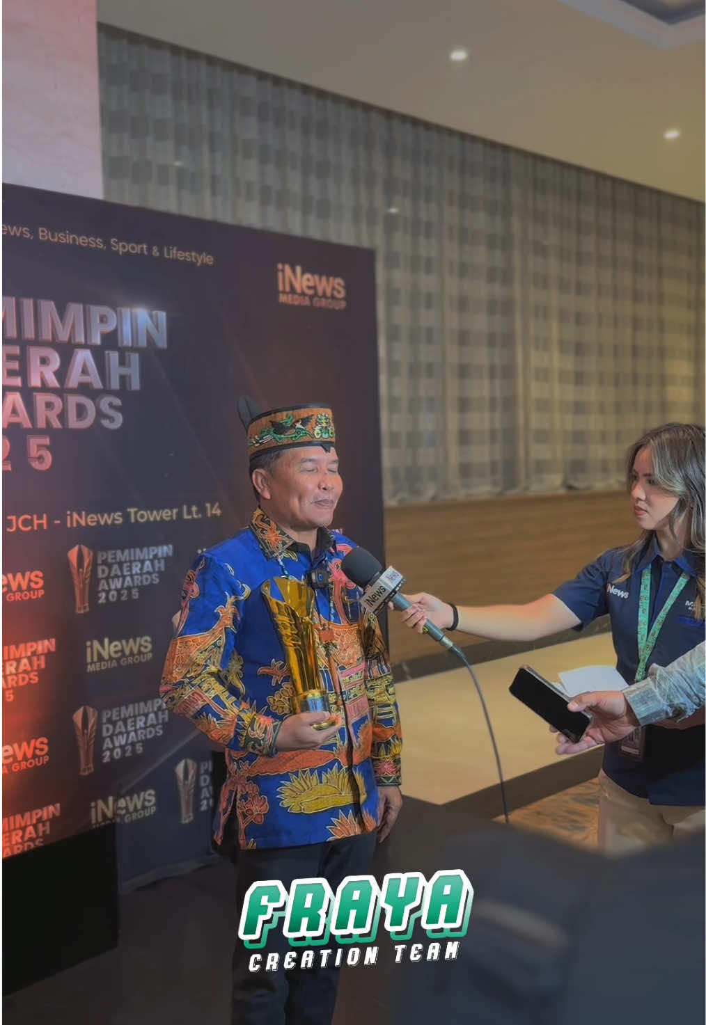Prestasi Gubernur Kalimantan Tengah H. Agustiar Sabran, S.Ikom dengan program terbaiknya kepada Masyarakat yaitu : “ Satu Rumah Satu Sarjana” yang di Apresiasikan di Acara Pimpinan Daerah Award ( PDA ) iNews 2025 di Jakarta, Indonesia #kaltengberkah #kaltengmaju #agustiarsabran #infokalteng 