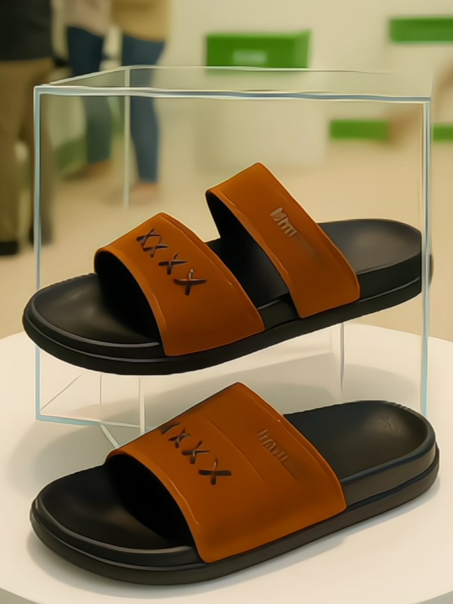 Sandal selop pria 🚹 bahan semi kulit lembut warna elegan model original slippers 😍 #sandals #sandalpria #foryoupage❤️❤️ #slippers #shoes 