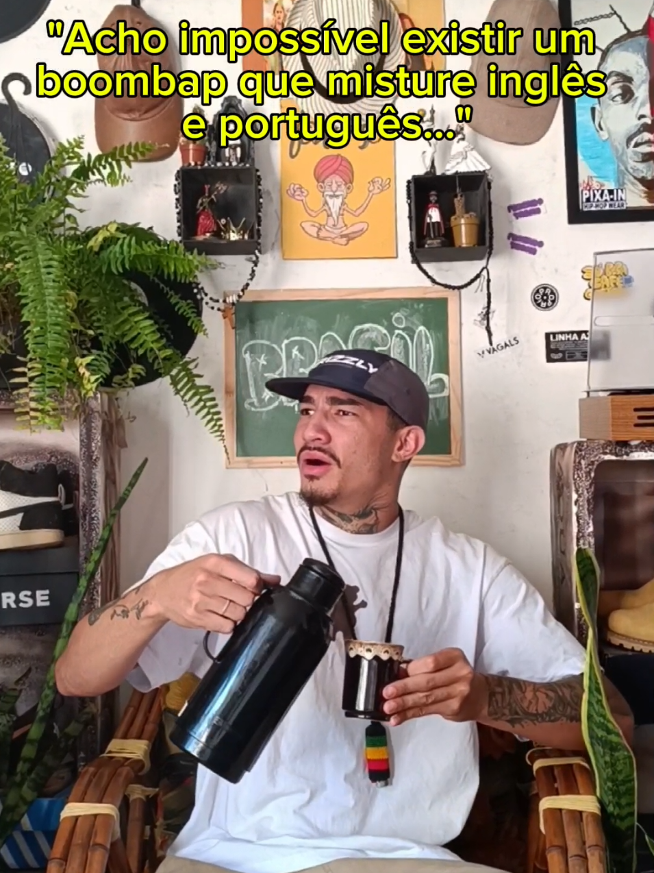 impossível?? pro @pibara não , tá ?  . . #boombap #hiphop #pibara 