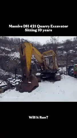 Will It Run Massive 421 Quarry Excavator sitting 10 years?#old #truck #recovery #restoration #willitrun 