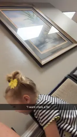 She’s a real funny gal and I love her with all my heart.. even tho she hits me cause she wants “chick a fla” 🤣 #girlmom #momlife #lovemybaby #fyp #funny 