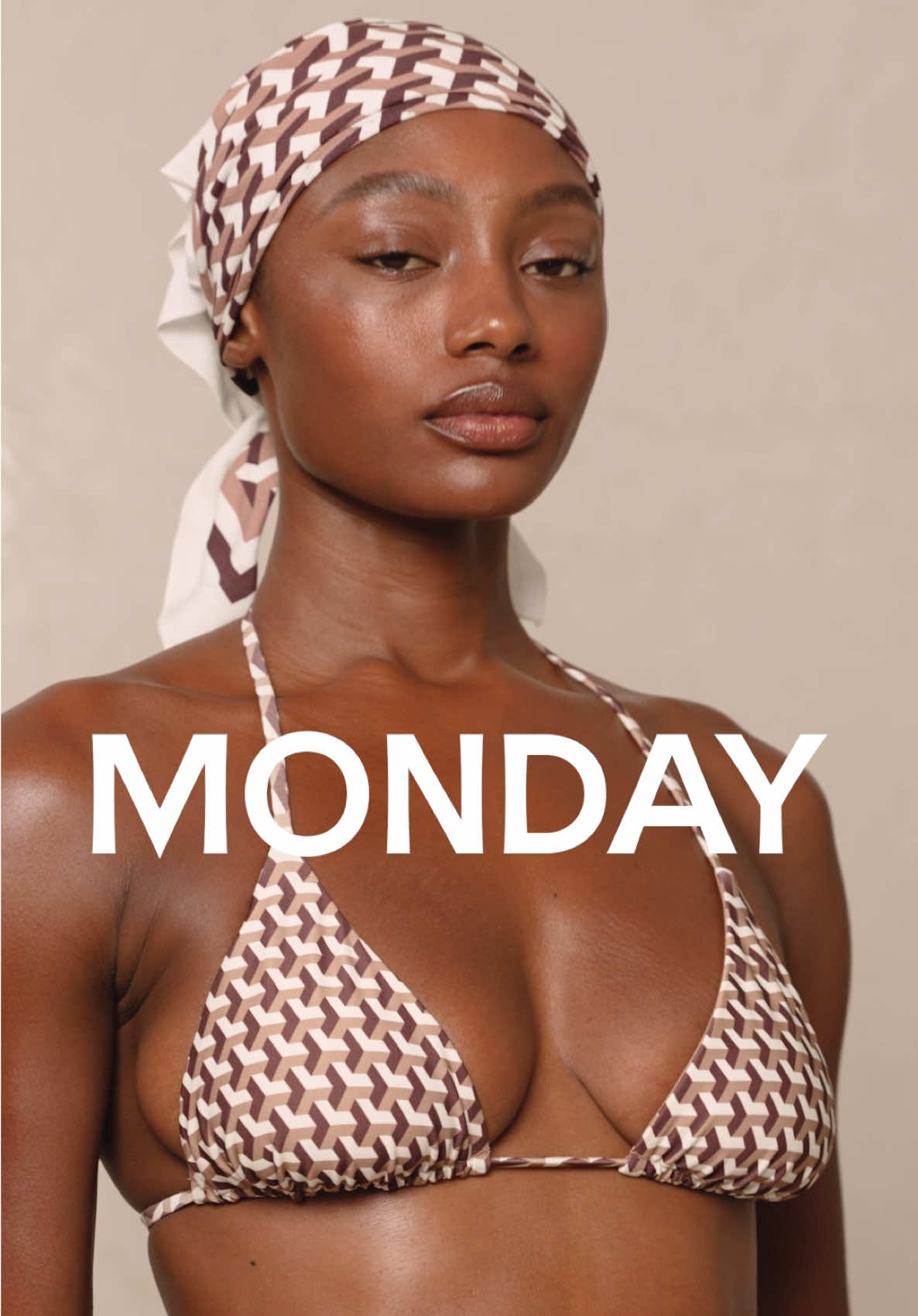 Husk Geo is now restocked! Don’t miss out. Shop the collection at MondaySwimwear.com or visit the link in our bio.