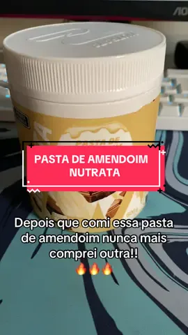 Pasta de amendoim da nutrata de leite trufado com 600 gramas, para te ajudar a ganha músculo na academia!! #fyp #tiktokshop #gym #academia #comida 
