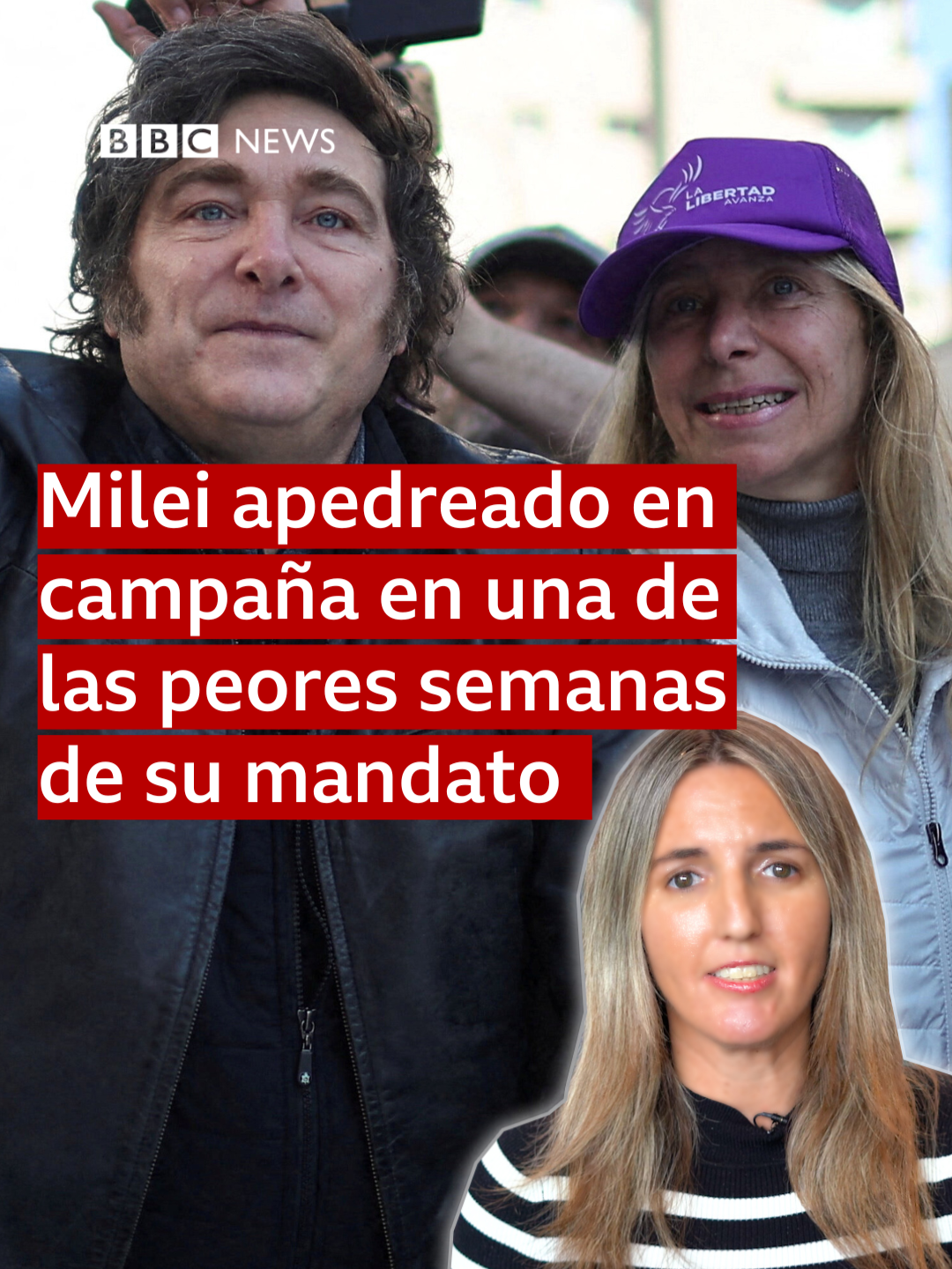 El presidente de Argentina, Javier Milei, tuvo que ser evacuado junto a su hermana Karina tras recibir un ataque con piedras y gritos durante un acto de campaña para las elecciones provinciales del próximo 7 de septiembre Según analistas, esta podría ser una de sus semanas más difíciles de su presidencia tras un escándalo de corrupción, caída en la popularidad, protestas en las calles y reveses legislativos. En este reel, Agustina Lattourette (@agustinalatourrette) te cuenta qué pasó y cuál es el contexto detrás de estos acontecimientos. 📷Reuters #Milei #JavierMilei #Argentina #BBCMundo