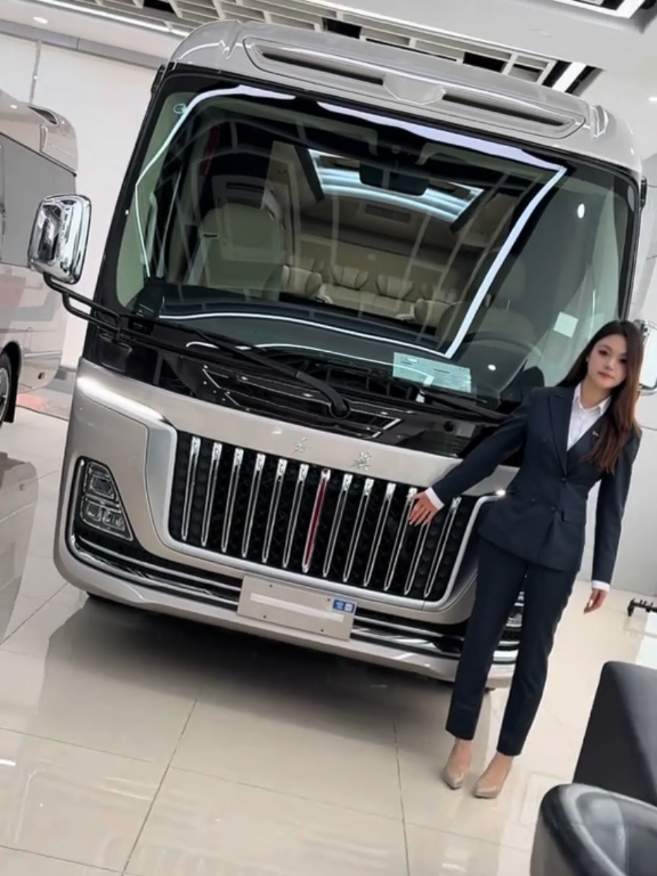 Toyota Coaster 2025 offers touchscreen controls for a futuristic drive. #ToyotaCoaster2025 #LuxuryRide #CarTok #USAroadtrip #LuxuryTravel