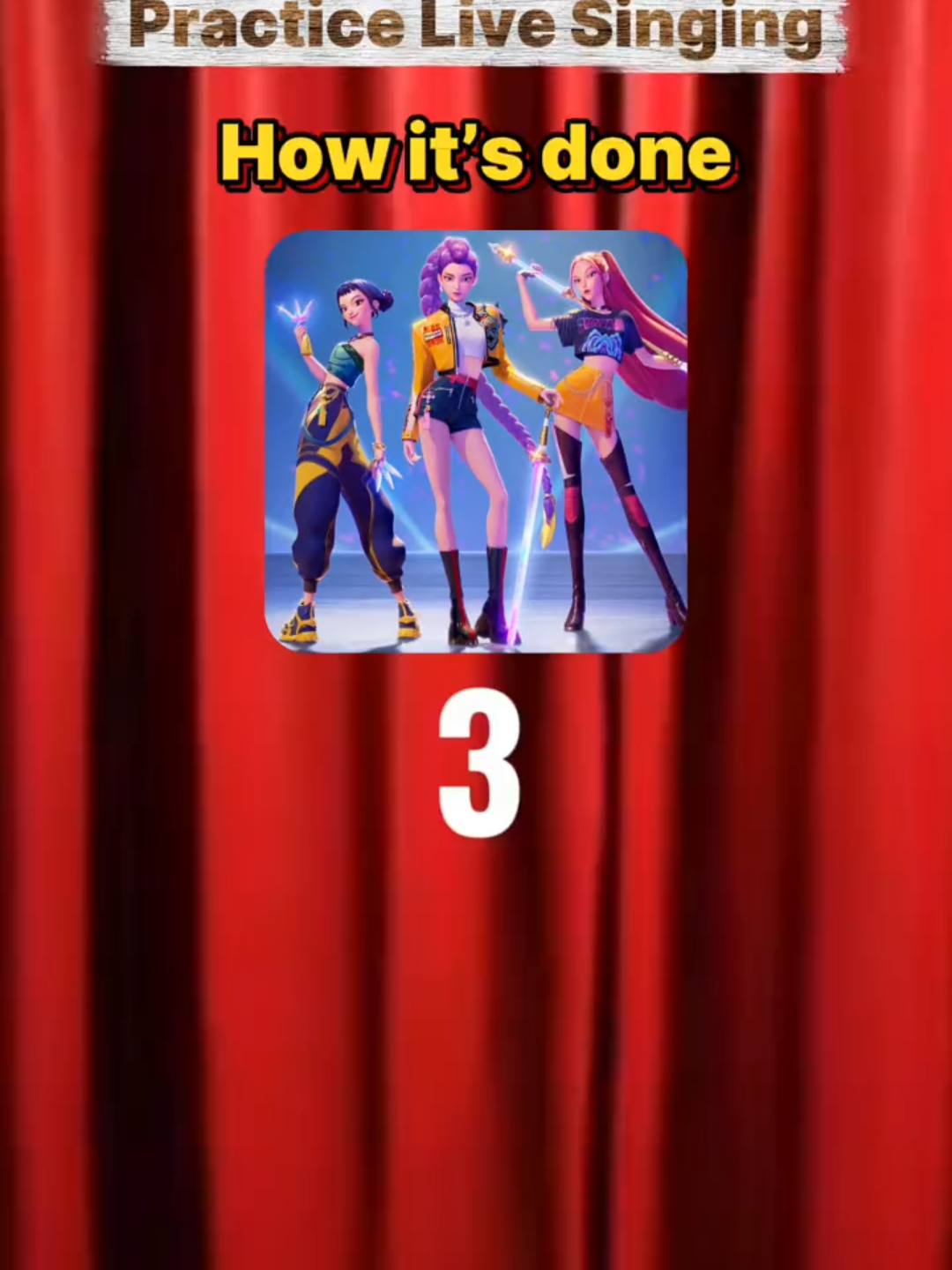 Practice Live Singing: How It's Done - Huntrix. Karaoke version #practicesinging #livesingingchallenge #karaoke #howitsdone #howitsdonehuntrix #huntrix