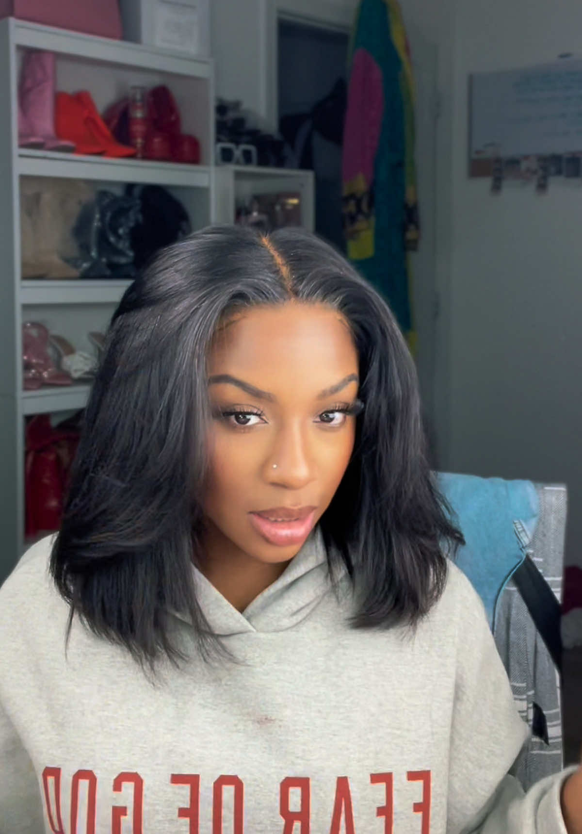 Looks like a fresh blowout 😍 @ISEEHAIR #iseehair #naturalwigs #layeredbob