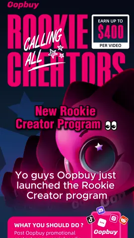 Just joined Oopbuy’s Rookie Creator program – can’t wait to see what we make! 😎 Link in comments 👇 #oopbuychallenge #influencer #haul #reps #oopbuy 
