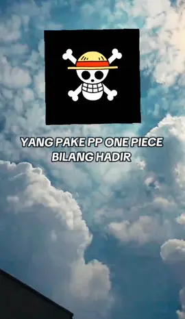 pengen di sapa sama pp one piece 