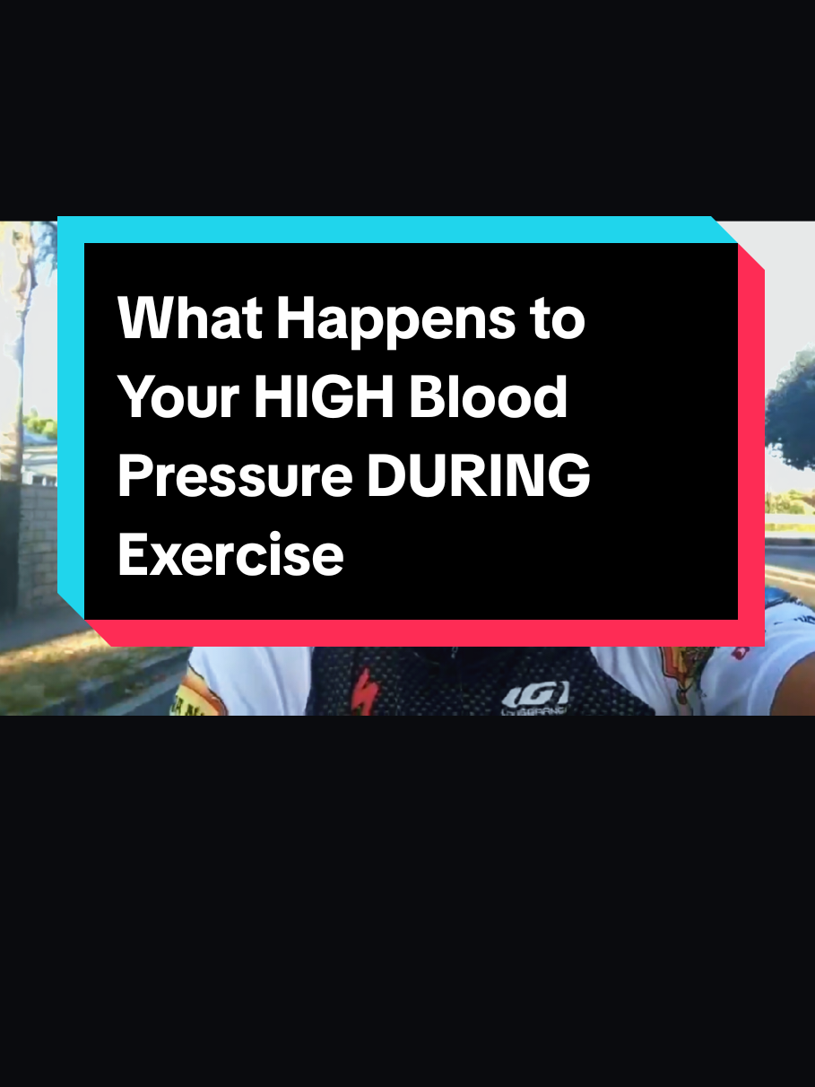 What Happens to Your HIGH Blood Pressure DURING Exercise - and 3 Things To Do About It  #BloodPressure #ExerciseTips #Hypertension #HeartHealth #Fitness   