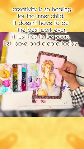 #artistsoftiktok #artistssupportingartists #watercolor #traditionalart #encouragement 