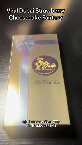 🍓🍫 The Dubai Strawberry Cheesecake Fantasy is taking over TikTok… One bite = instant dessert paradise. ✨ Would you smash or pass? 👀 #DubaiChocolate #ViralDessert #StrawberryFantasy @The Dodo Chocolates #dodochocolates #Foodie #757foodie 
