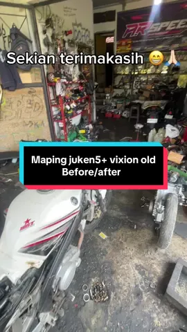 Memaksimalkan yg ada 😁🙏🏻 #bengkeljambi #remapecujambi #liaranjambi #vixionold #mxking 