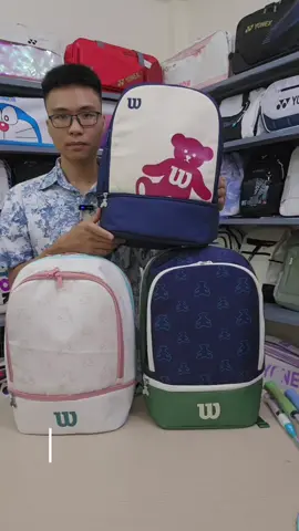 Mẫu mới nhà Ưilson nhỏ gọn và rất tiện lợi ạ. Bên e về đầy đủ 4 màu!!#thanhbadminton #wilson #pick 