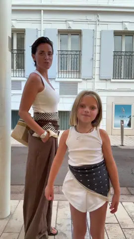 Un dernier avant la rentrée 🤍🤍 #lookdujour #mumanddaughter #tiktokfamily 