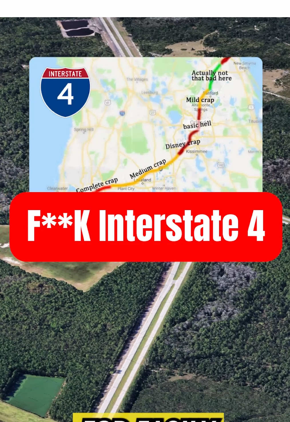 Dreadful road… #florida #floridacheck 