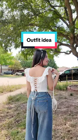 Outfit idea của Mia hôm nay nè. Áo xinh phối quần jean ống rộng và giày sneaker #miasdiary  #outfitideas  #Lifestyle #fyp #OOTD 