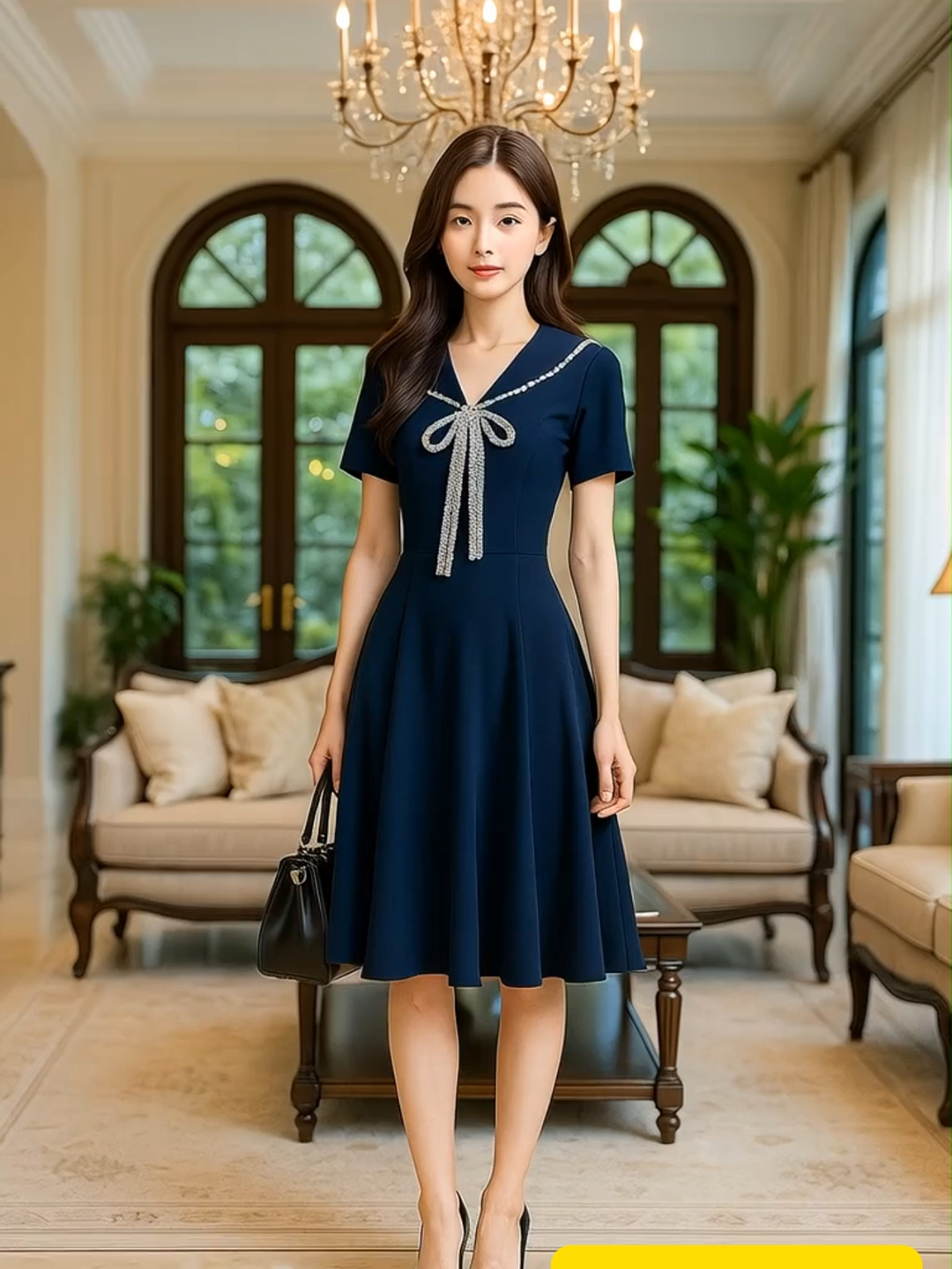 #DamDep #OutfitChuẩnHàn #OOTD #VayDepDiLam #PhongCachThanhLich #XuHuong2025