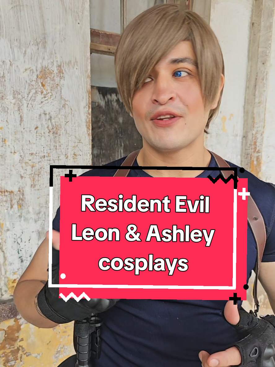 Resident Evil cosplays | Leon Kennedy & Ashley Graham  @hellghost666  #residentevil #residentevil4 #residentevilcosplay #leonkennedy  #comedia 