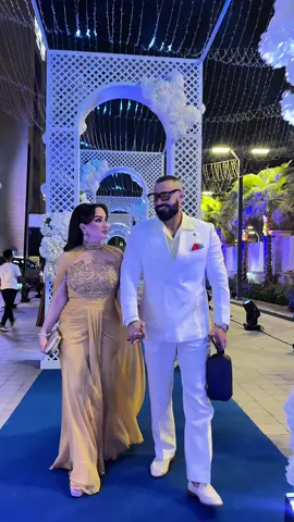 ⁨	⁨ اطلالة الشاعرة شهد الشمري و زوجها فهد زيد  في حفل اطلاق عطر ماتش ‏‪@matchperfumes_iq‬‪@wedo.iq‬iq⁩